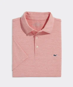 Boston College<Vineyard Vines Women's Boston College Short-Sleeve Pique Polo White Cap