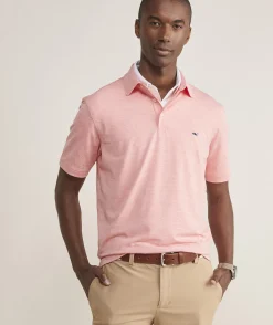 Boston College<Vineyard Vines Women's Boston College Short-Sleeve Pique Polo White Cap