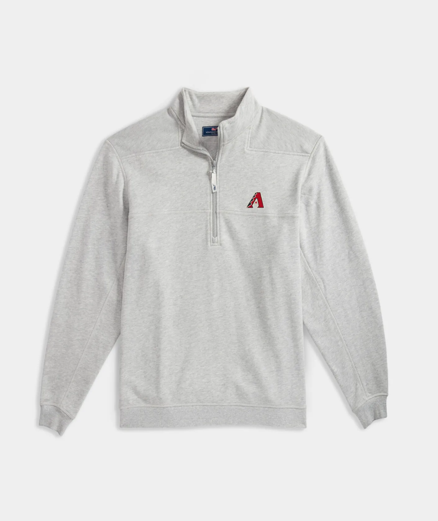 Chicago White Sox<Vineyard Vines Women's Chicago White Sox Cashmere Crewneck Light Gray Heather