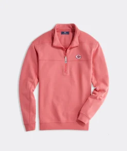 Los Angeles Angels<Vineyard Vines Women's Los Angeles Angels Mountain Sweater Fleece Vest Marshmallow
