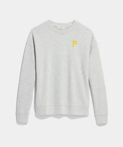 Los Angeles Dodgers<Vineyard Vines Women's Los Angeles Dodgers Dreamcloth&reg; Shep Shirt&trade; Light Gray Heather