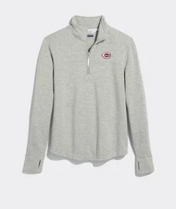 Minnesota Twins<Vineyard Vines Women's Minnesota Twins Mountain Sweater Fleece Vest Marshmallow
