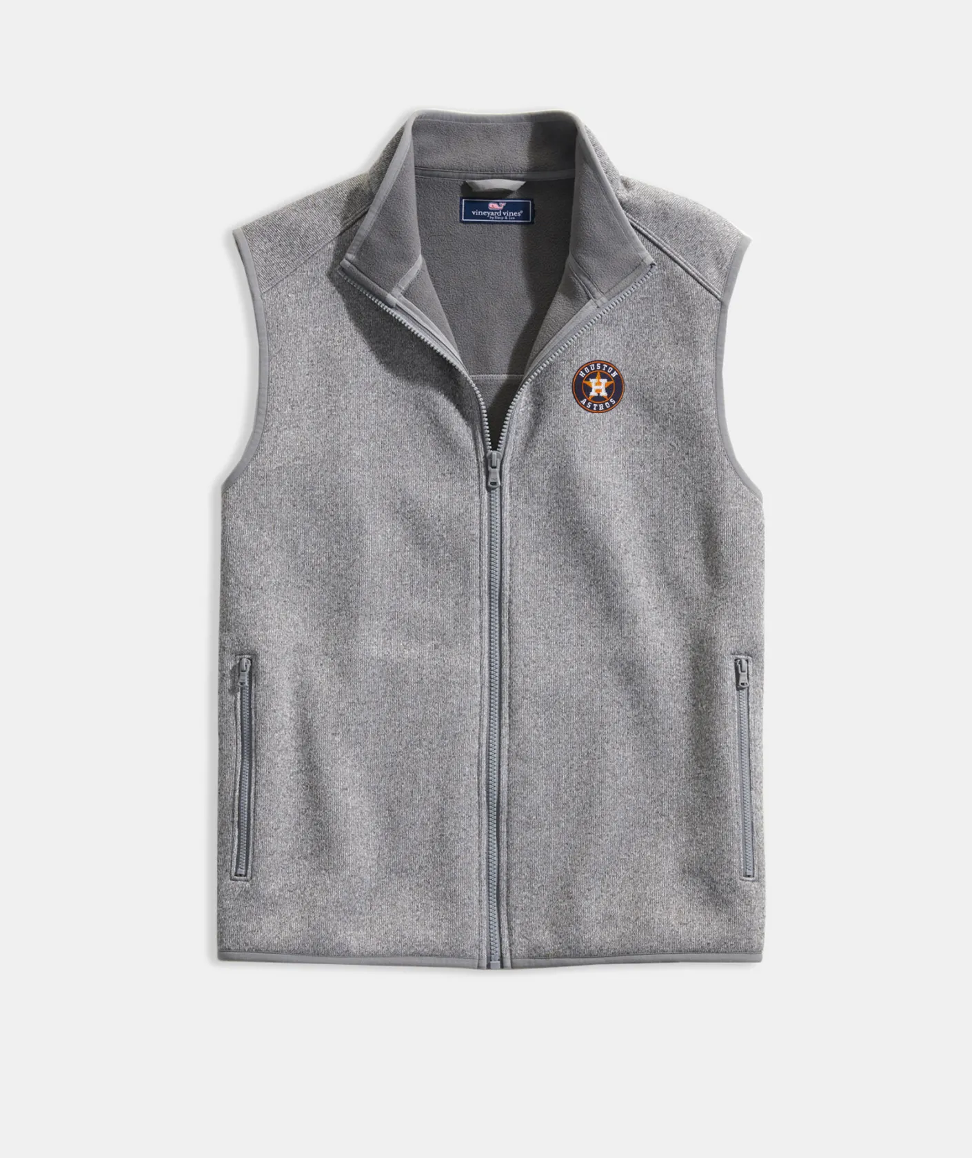 Minnesota Vikings<Vineyard Vines Women's Minnesota Vikings Mountain Sweater Fleece Vest Marshmallow