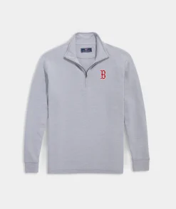 New York Jets<Vineyard Vines Women's New York Jets Cashmere Crewneck Light Heather Gray