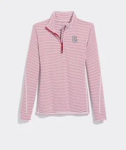 New York Mets<Vineyard Vines Women's New York Mets Dreamcloth&reg; Shep Shirt&trade; Light Gray Heather