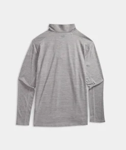 San Diego Padres<Vineyard Vines Women's San Diego Padres Cashmere Crewneck Light Gray Heather