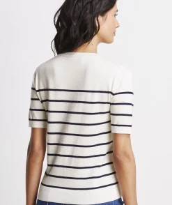 Sweaters<Vineyard Vines Women's Limited-Edition Head Of The Charles® Intarsia Tipped Cashmere Sweater Marshmallow